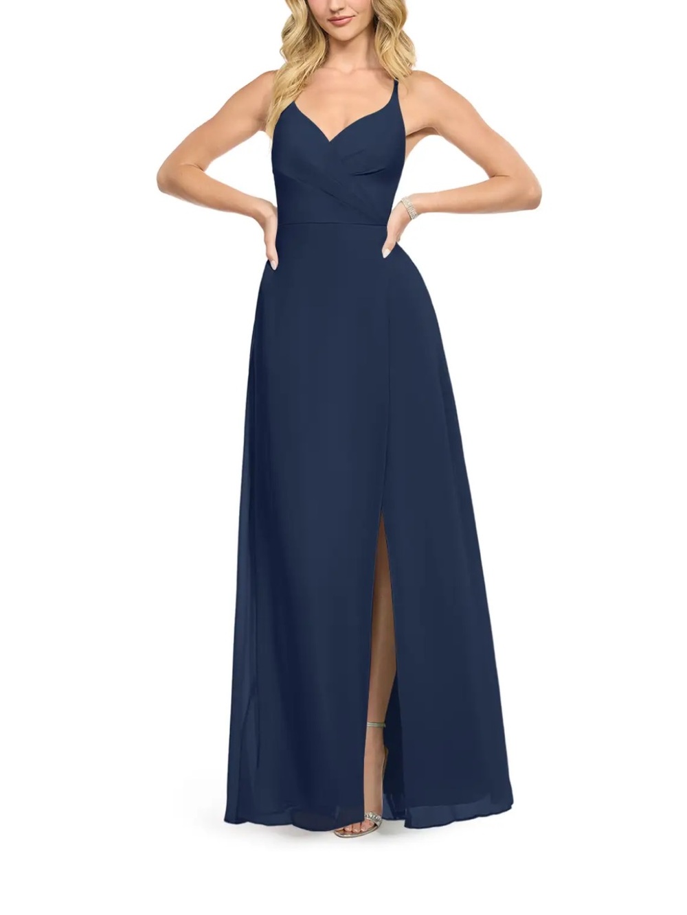 Azazie Dark Navy - Bridesmaid Dress
